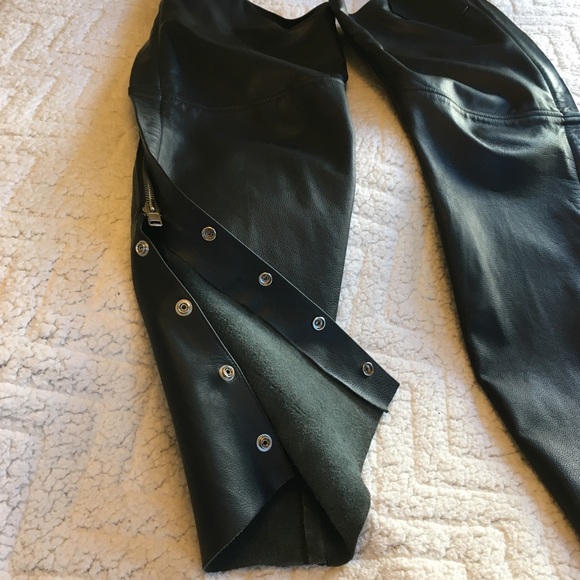 RiverRoad Leather Motorcycle Riding Chaps ~ Long - Picture 8 of 15
